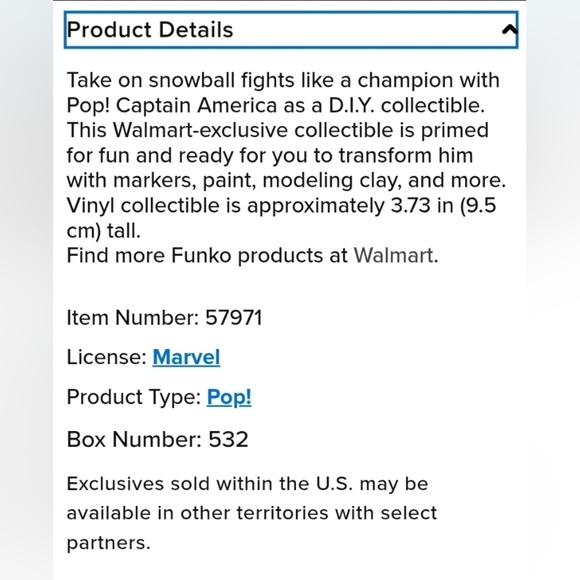 Funko Pop! D.I.Y. Marvel Cap Snowman Bobble-head Captain America Holiday 532 - Picture 3 of 9